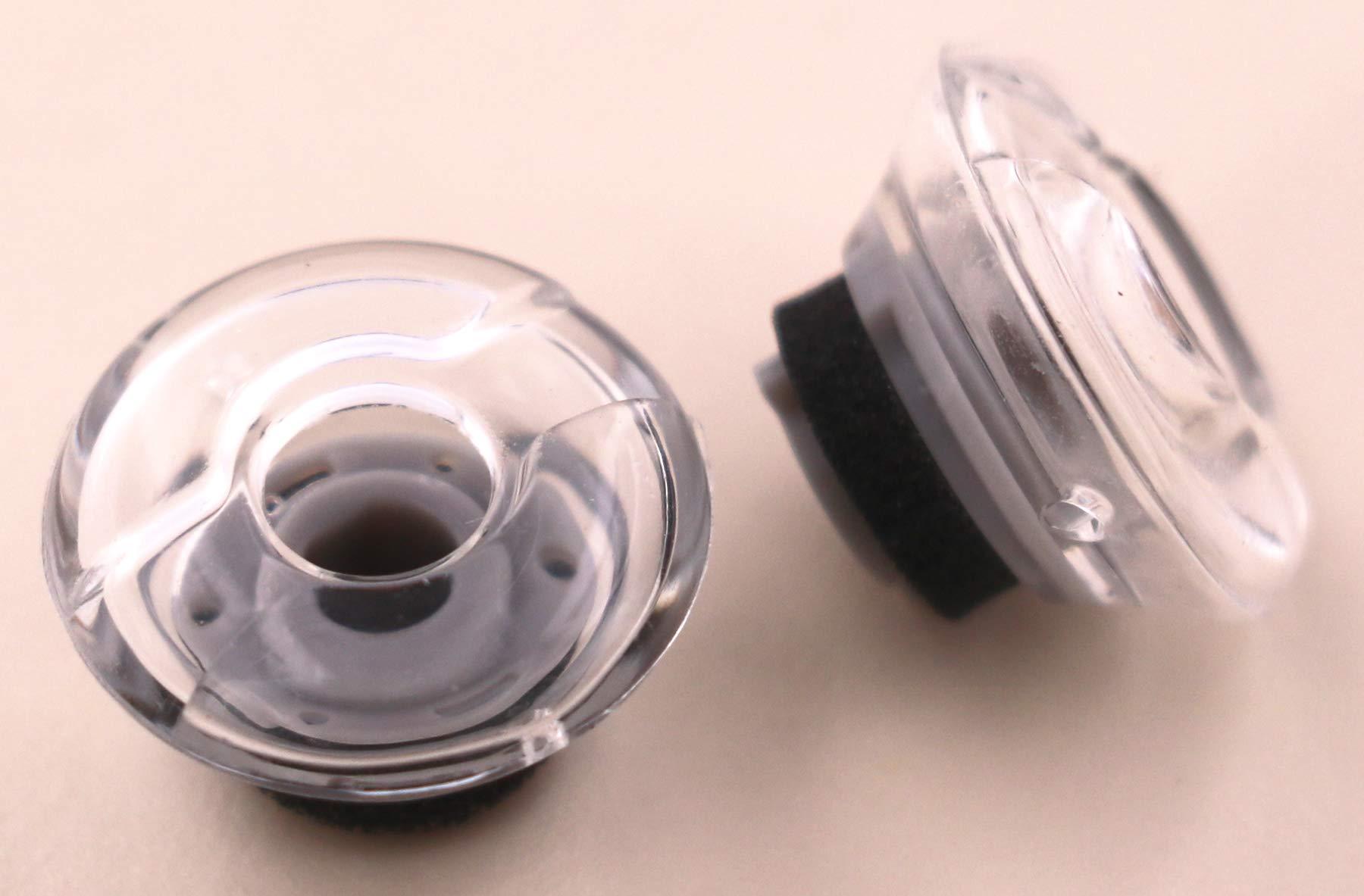 IiEXCEL Eartip Kit Replacement for Plantronics Voyager Legend Bluetooth Headset, Medium Size Earbuds Ear Gels Tips and Foam for Voyager Legend / 5200 Earphone [ 6 Pack ] (Medium Clear)