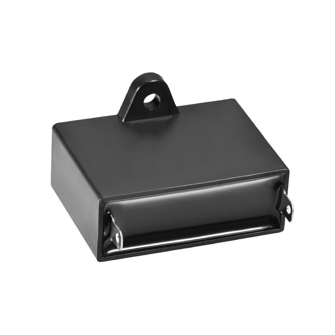 uxcell uxcell Ceiling Fan Capacitor CBB61 4uF 450V AC Single Insert Metalized Polypropylene Film Capacitors 47x18x34mm for Water Pump Motor Generator, Pack of 2