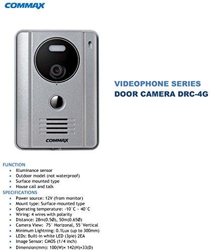 ComMax Commax Videophone Series Door Camera DRC-4G