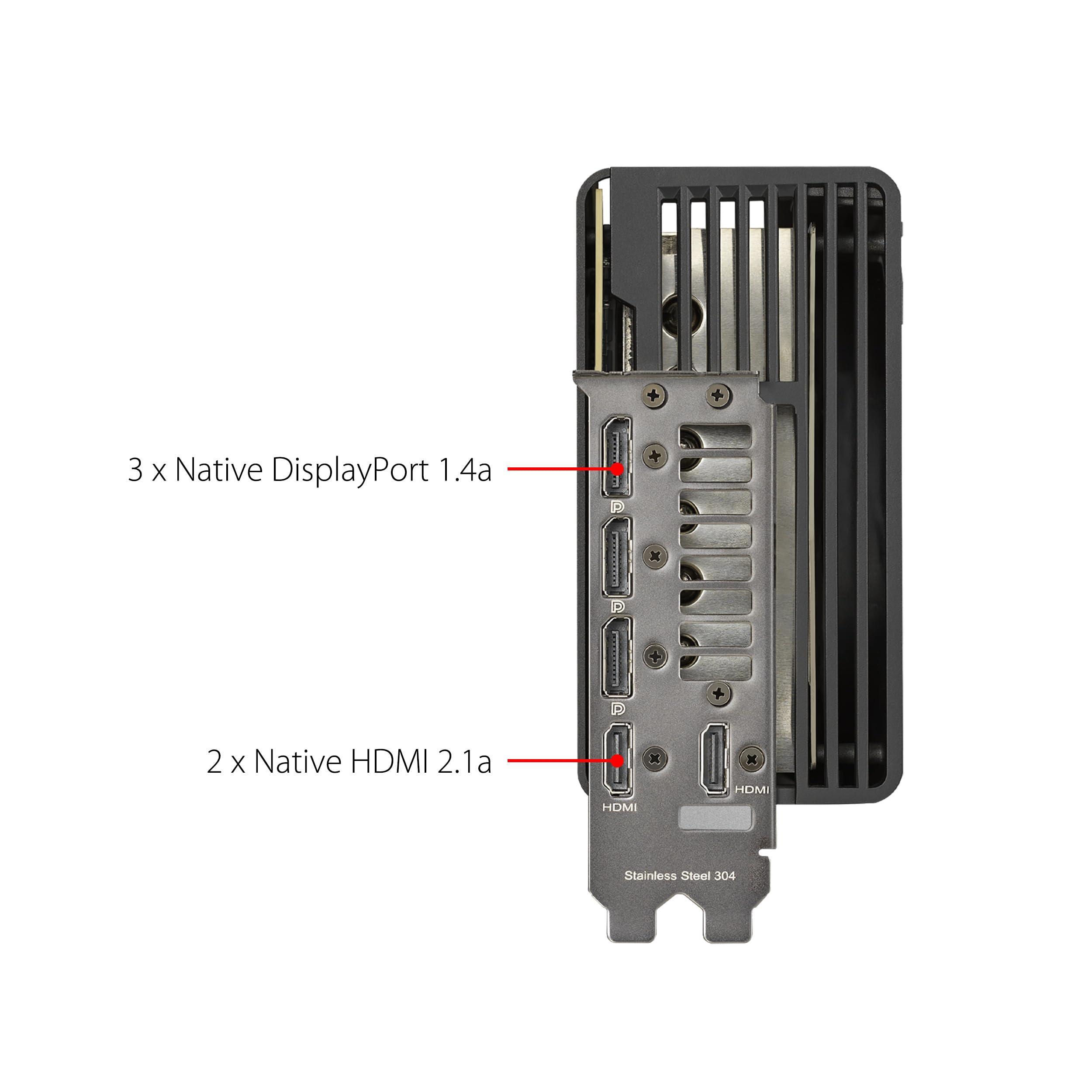 ASUS ASUS ROG Strix GeForce RTX 4080 Super OC Edition Gaming Graphics Card (PCIe 4.0, 16GB GDDR6X, DLSS 3, HDMI 2.1a, DisplayPort 1.4a, Vapor Chamber, Massive Vented Backplate, Power Sensing, Aura Sync)