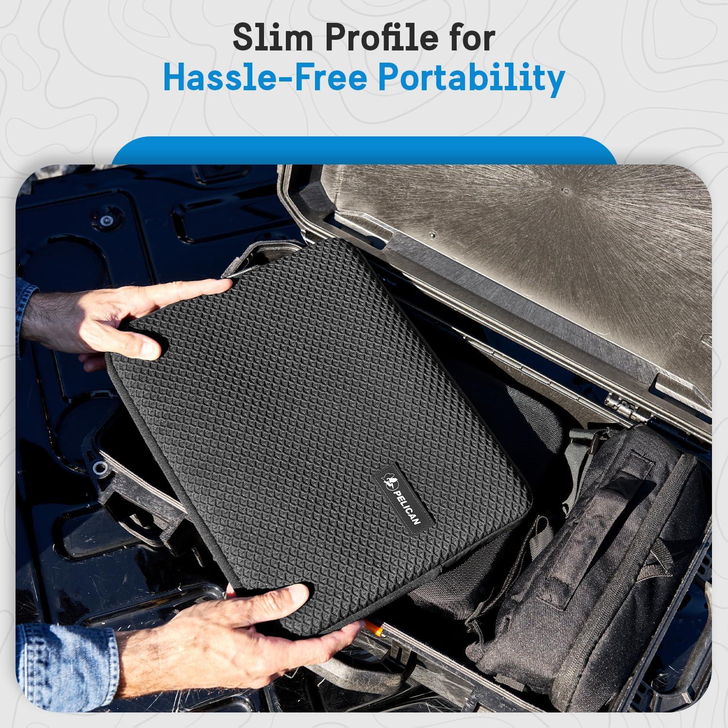 Pelican Pelican Traveler Laptop Case/Sleeve 16 Inch [Padded Exterior] [Compact Design] Weather Resistant and Heavy Duty Laptop Bag for All Laptops from 14 inches up to 16 inches - MacBook Pro/Air - Black