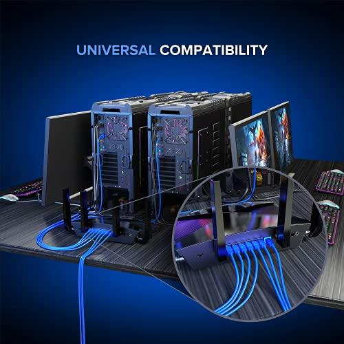 Maximm Maximm Cat 6 Ethernet Cable 250 ft - High-Speed LAN Cable, Internet Cable, Patch Cable, and Network Cable - UTP, 10Gbps, 550MHz Ethernet Cord - Blue