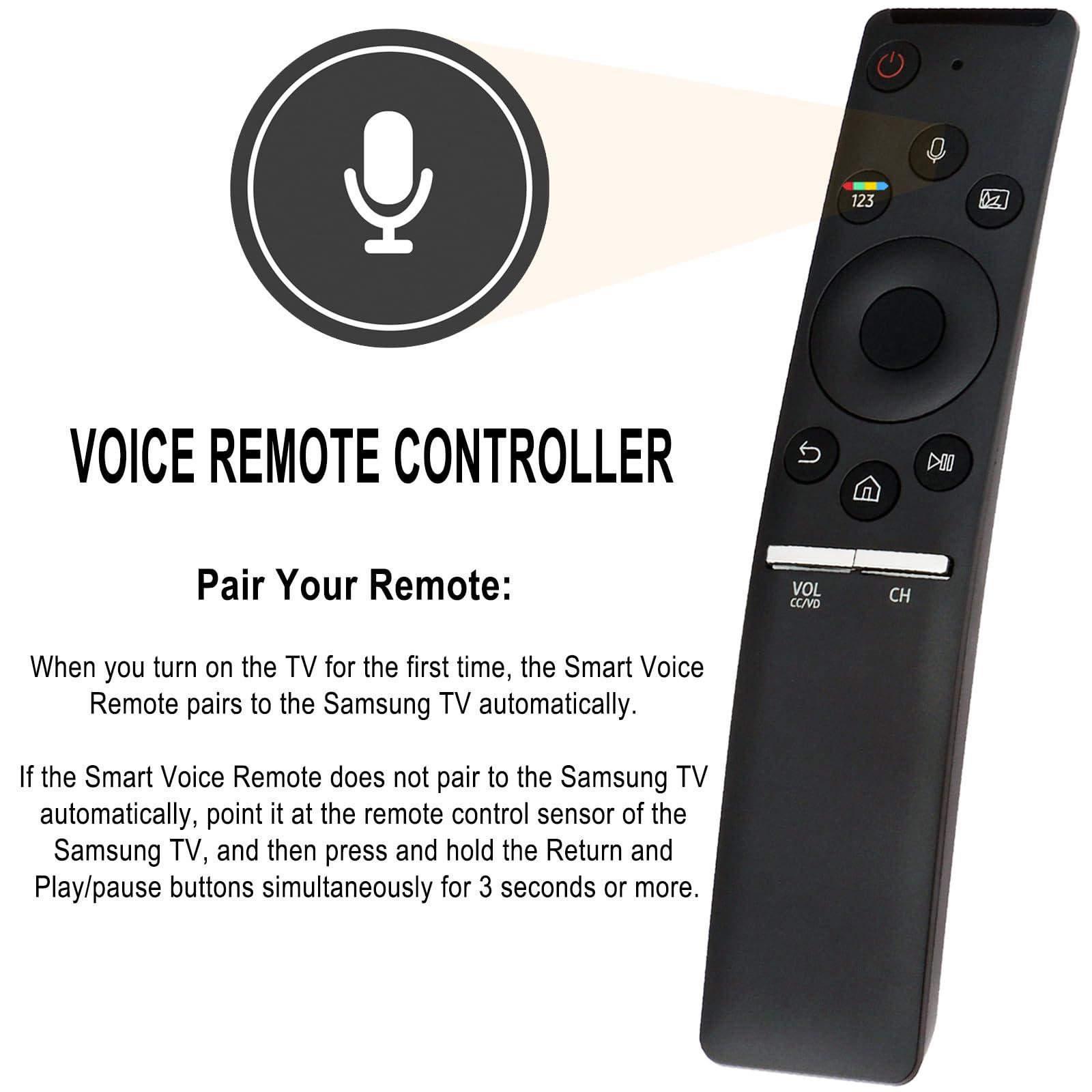 ALLIMITY BN59-01298G Voice Remote Replacement for Samsung TV QN49Q65FN QN55Q65FN QN65Q65FN QN75Q65FN QN82Q65FN QN49Q65FNF QN55Q65FNF QN65Q65FNF QN75Q65FNF QN82Q65FNF QN82Q65FNB QN82Q65FNBXZA QN49Q65FNFXZA