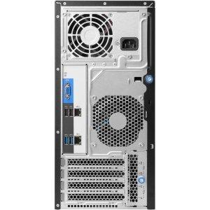 HEWLETT PACKARD Hpe 831065-S01 ProLiant ML30 Gen9 Server, 4 GB RAM, No HDD, Matrox G200, Black