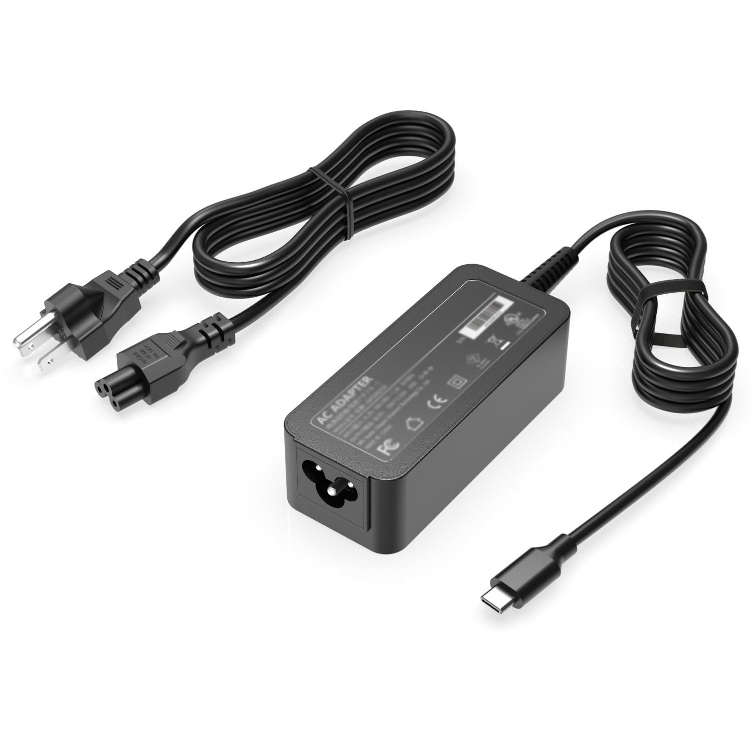 Dexpt Fast Chromebook Charger for HP Chromebook Charger, 45W, USB C