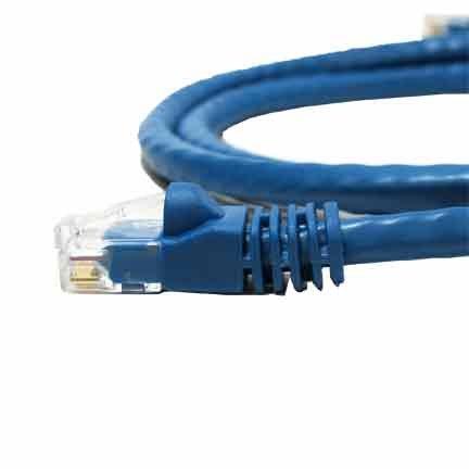 SF Cable SF Cable 12ft Cat 6 Unshielded (UTP) Ethernet Network Cable, RJ45 Plugs, 24AWG 4pair Stranded Copper Wire, 550Mhz Snagless Patch Cable - Blue