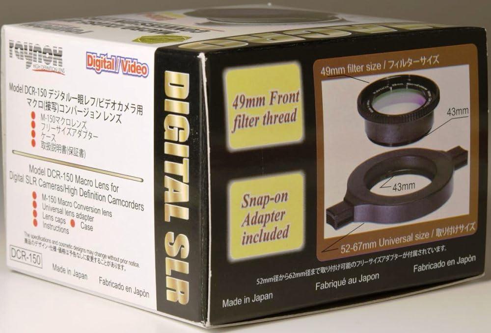 RAYNOX RAYNOX DCR-150 MACRO CLOSE-UP LENS 52MM 55MM 58MM 67MM