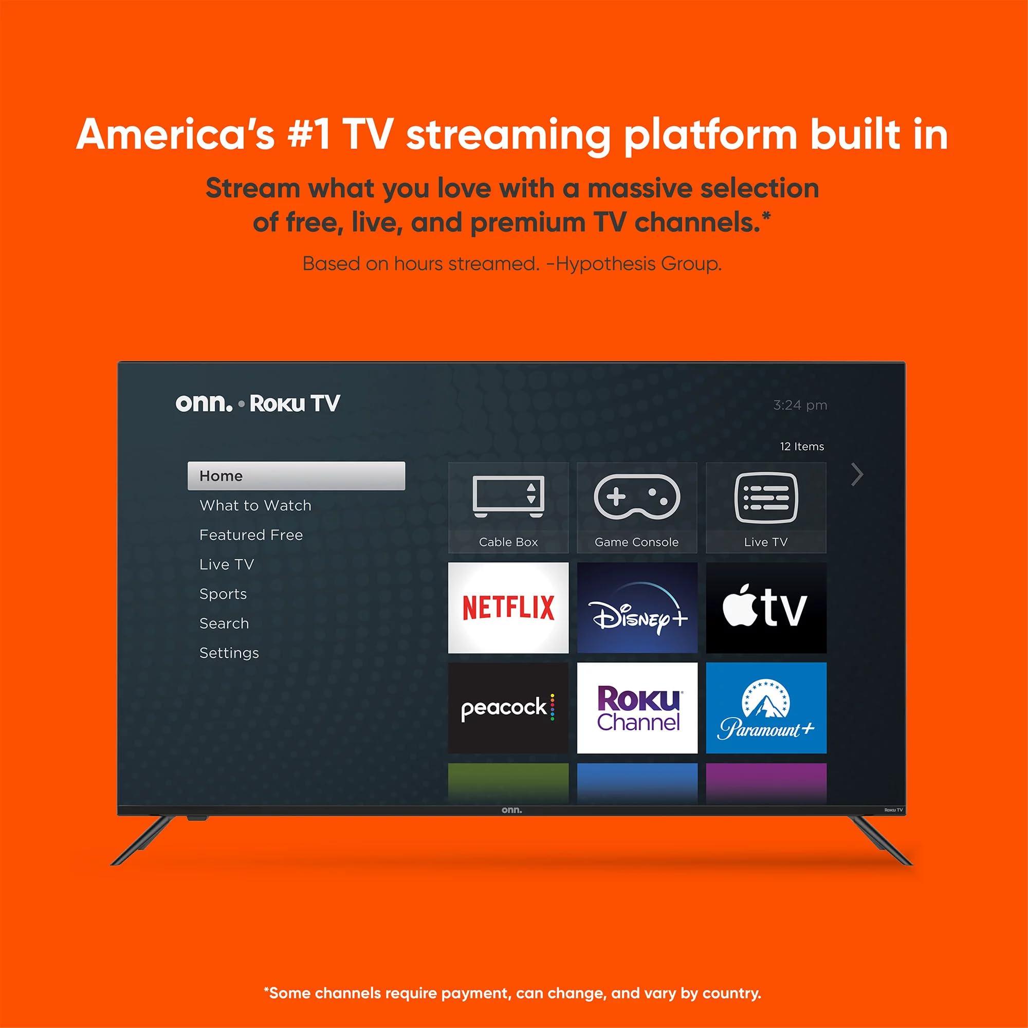 ONN ONN. 32 Class HD TV (720P) LED Smart Television Free Mobile App, Works with AppIe Home, AIexa, and GoogIe Home(100012589)