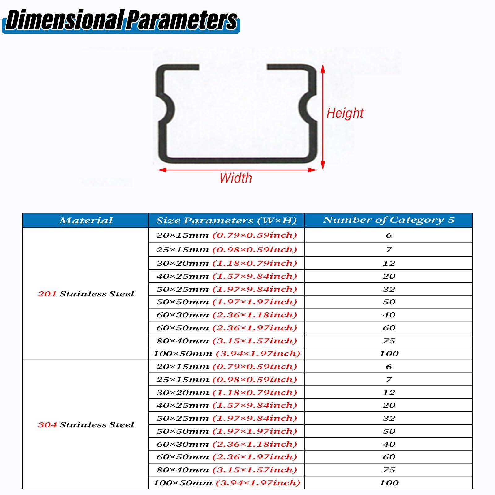 HAIXHX Stainless Steel Cable Raceway Cord Cover, Metal Cord Cover Channels/Heavy Duty Floor Cable Protector, Prevent Trip Hazard for Home Office Or Outdoor Settings (Color : S304, Size : 100x50mm (3.94x1.