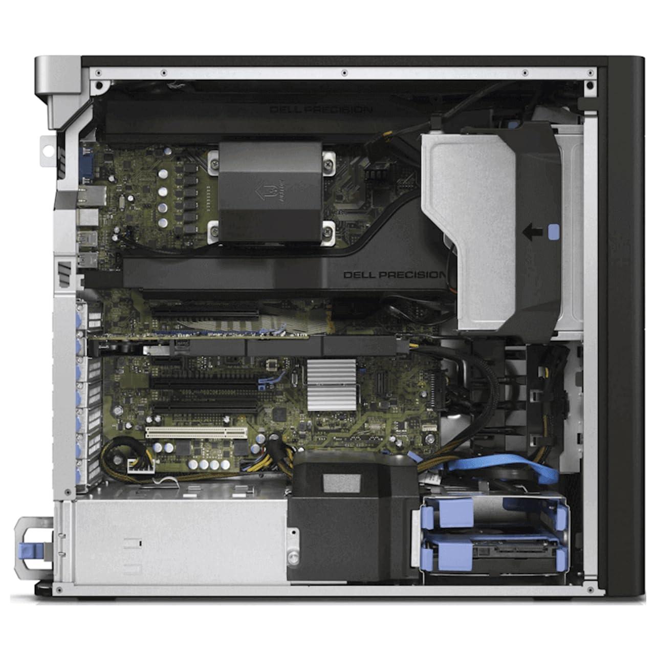 Dell Dell Precision T5810 Mid-Tower Workstation - Intel Xeon E5-2683 v4 2.1GHz 16 Core Processor, 64GB DDR4 Memory, 256GB NVMe SSD, 4TB HDD, Nvidia Quadro M2000 Graphics Card, Windows 10 Pro. (Renewed)