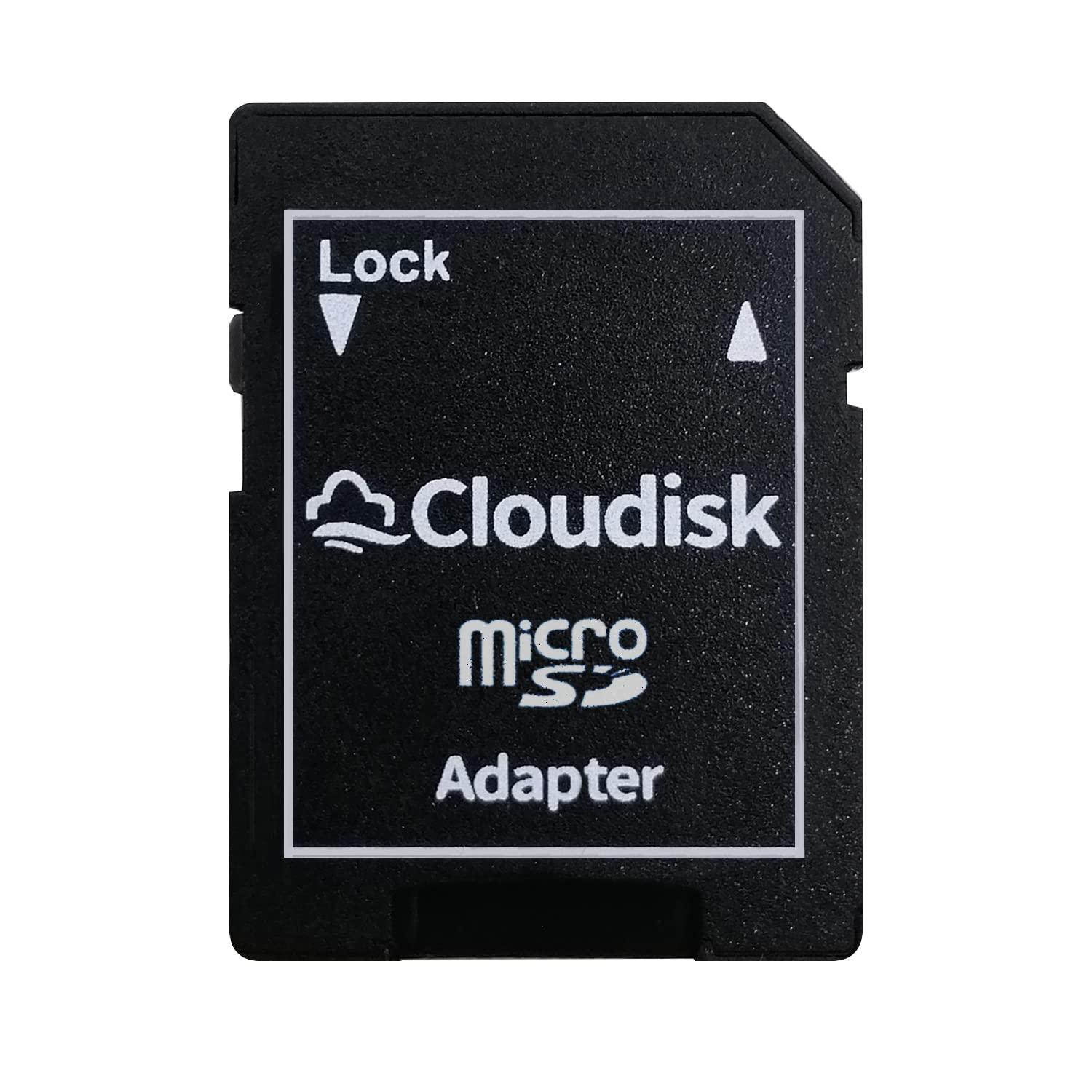 Cloudisk Micro SD Card 2GB Pack of 2 Flash Memory Card Class 6 with SD Adapter MicroSD TF Card (2 GB)