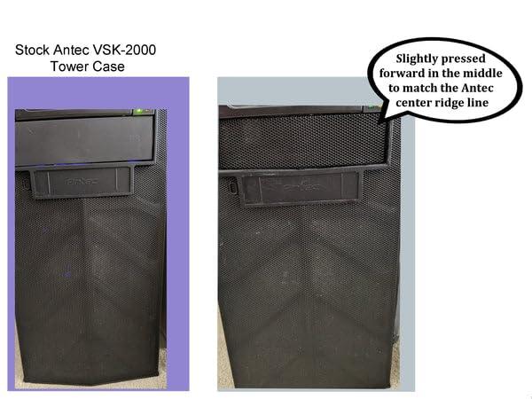 HIGH POWER 2-Pack HIGH POWER Universal Desktop PC Tower Perforated Mesh Metal 5.25\" Optical Drive Bay Cover Plates (2pcs of U5BC)