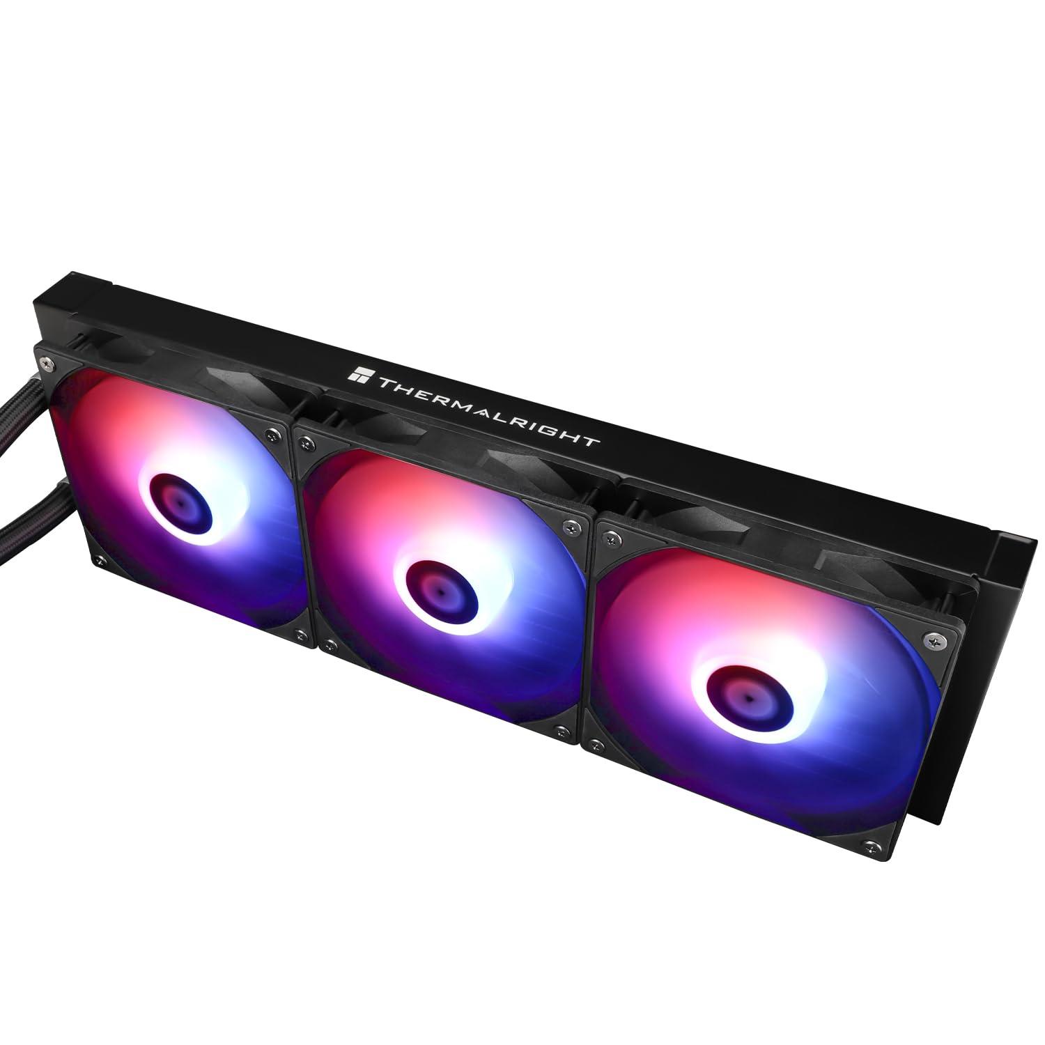 Thermalright Thermalright Aqua Elite 360 V3 Liquid CPU Cooler, 360 Cooling Row Size, 3 x 120mm PWM Fans, S-FDB Bearings,for AM4/AM5, Intel LGA1150/1151/1155/1156/1200/2011/1700/1851,Desktop CPU Cooler AIO