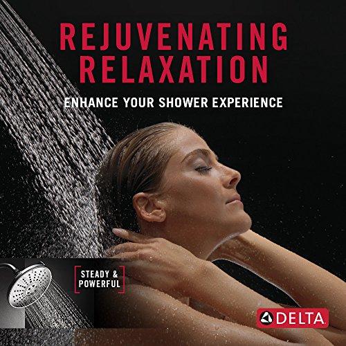 DELTA FAUCET Delta Faucet 3-Spray Touch-Clean Shower Head, Chrome 52680