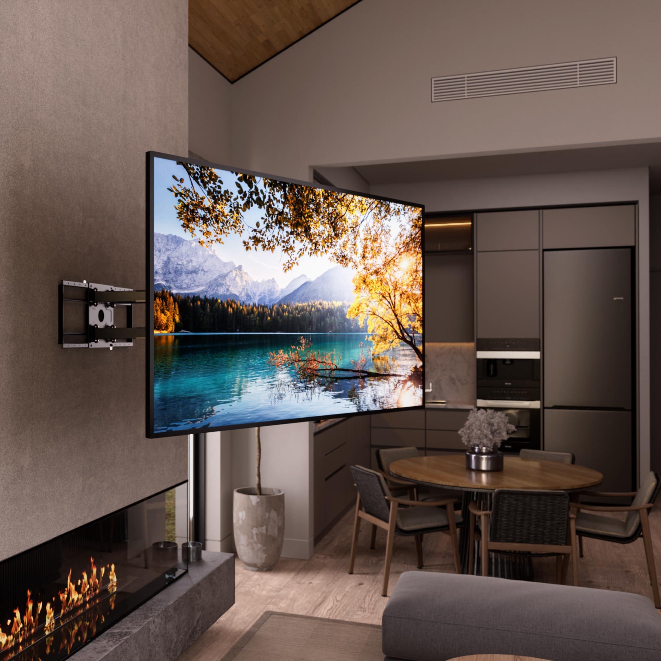 Mount-It! Mount-It! Full Motion TV Wall Mount with 39 Inch Long Extension Arms - 275 Lbs Capacity Heavy Duty Dual Arm TV Mount | Large 800 x 600mm VESA Holds 65 to 110 Inch TVs | Fits 16 and 24 Inch Studs