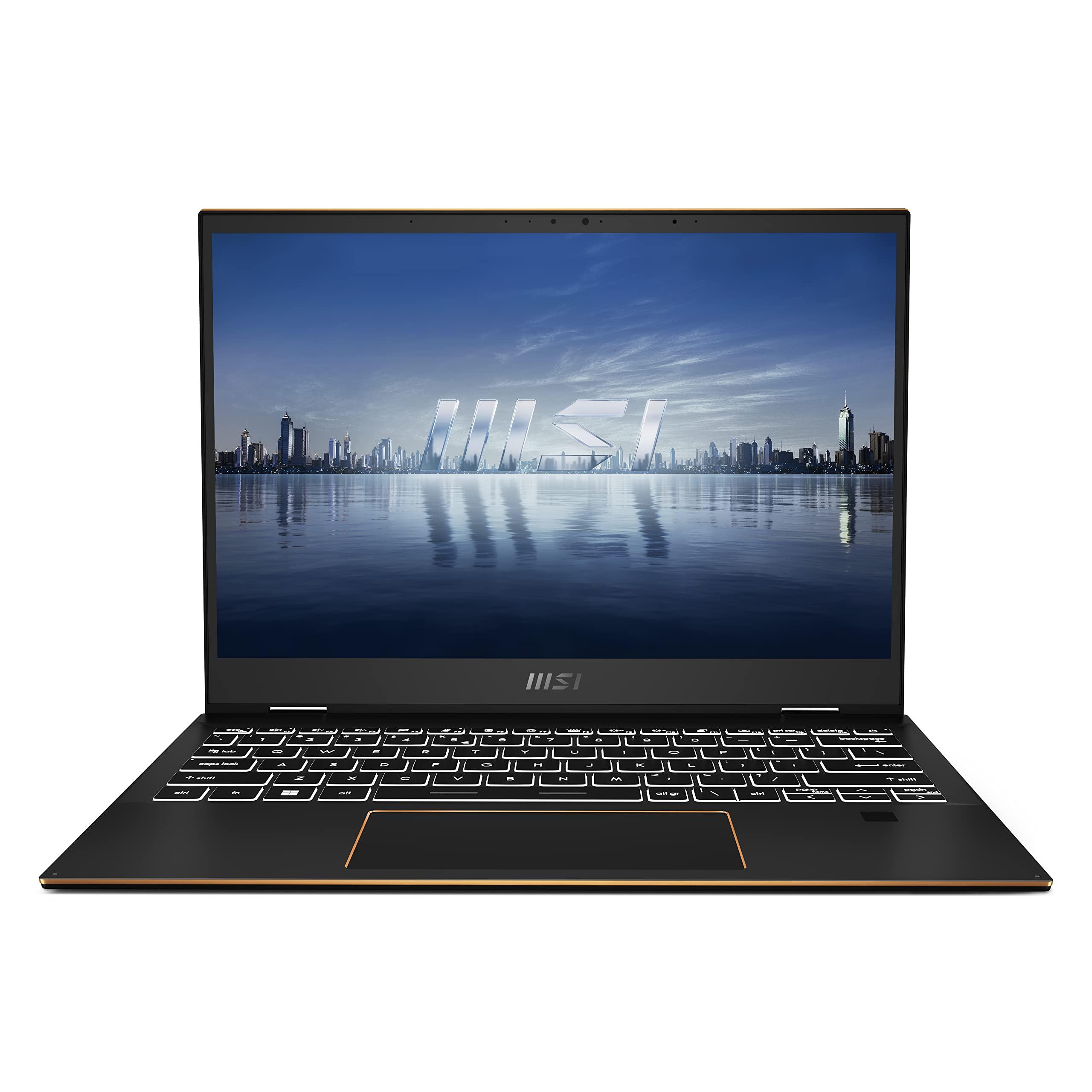 MSI MSI Summit E13 Flip Evo (2024) 13.4" FHD+ 120Hz Professional 2 in 1 Laptop: Intel Core i7-1280P, Intel Iris Xe, 16GB LPDDR5, 1TB NVMe SSD, Thunderbolt 4, WiFi 6E, Win 11 Home: Ink Black A12MT-026US