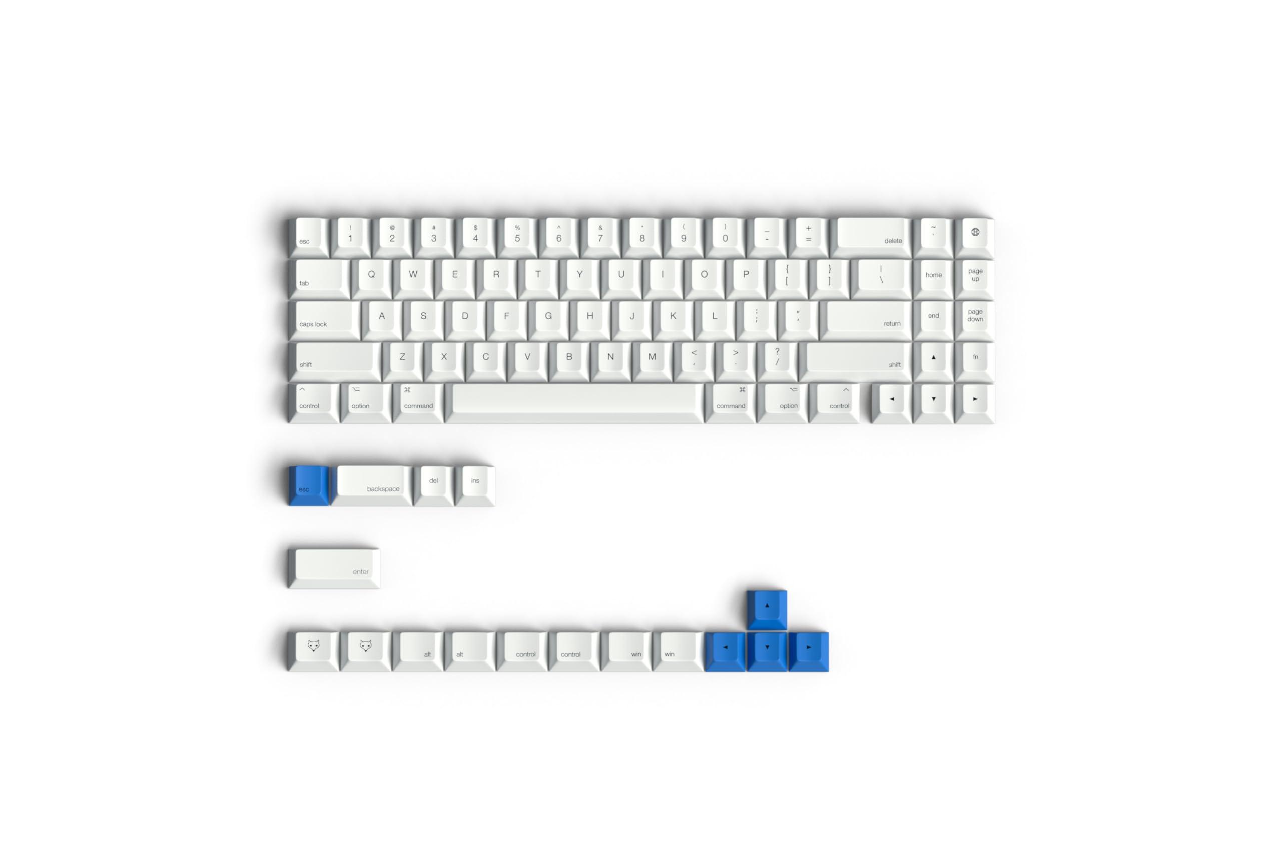 Apos Apos WhiteFox Eclipse Mechanical Keyboard (Aluminum Low Profile)