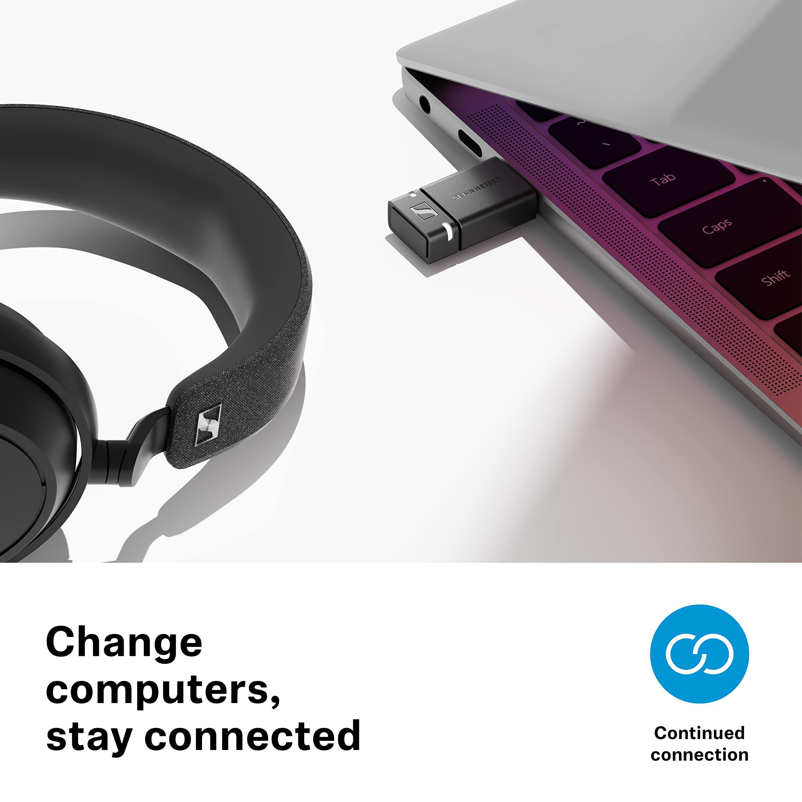 Sennheiser Sennheiser Consumer Audio BTD 600 Bluetooth Dongle - USB-A/USB-C Adapter with AptX Audio Codecs for Stable, Sound - Listen to Music, Make Calls, and Watch Videos