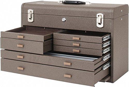 Kennedy Manufacturing Kennedy Manufacturing 520B 7-Drawer Machinist's Chest with Friction Slides, Brown Wrinkle