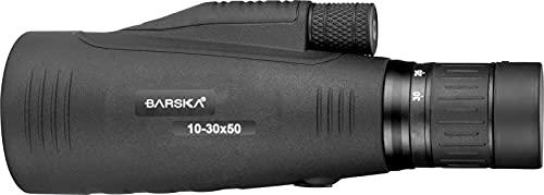 BARSKA BARSKA 10-30x50mm Blackhawk Precision Zoom Monocular for Bird Watching, Travel, Hunting, Boating, and Camping.