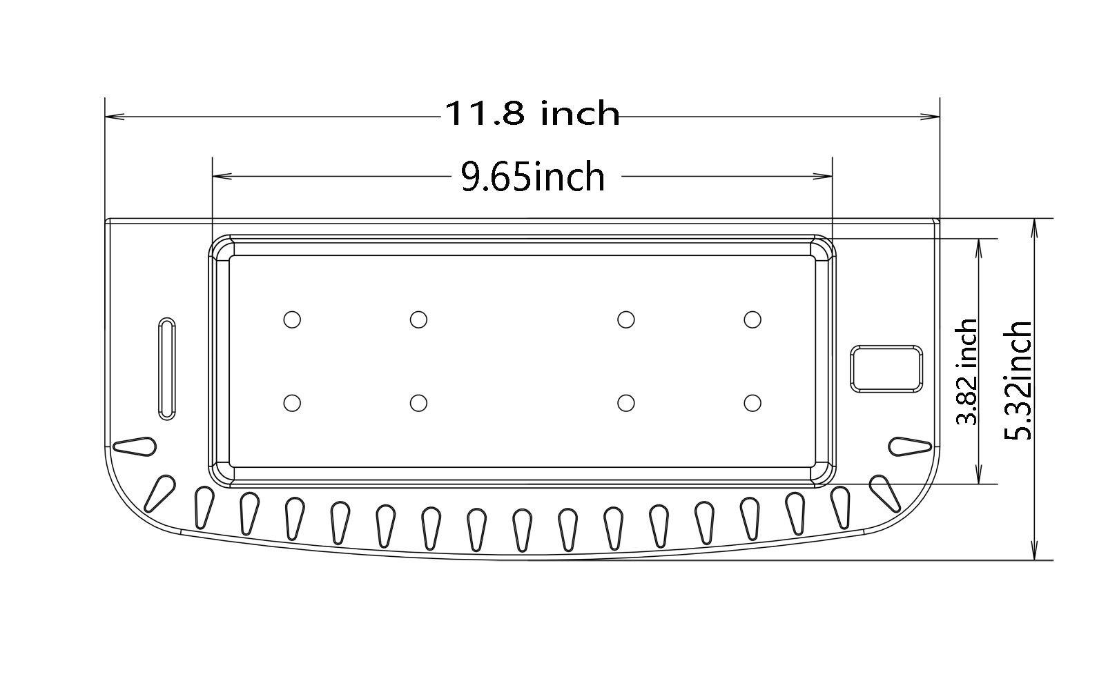 Brocraft Brocraft Knife and Plier Holder Rig Rack for SureMount System - Crestliner Boat Tool Holder