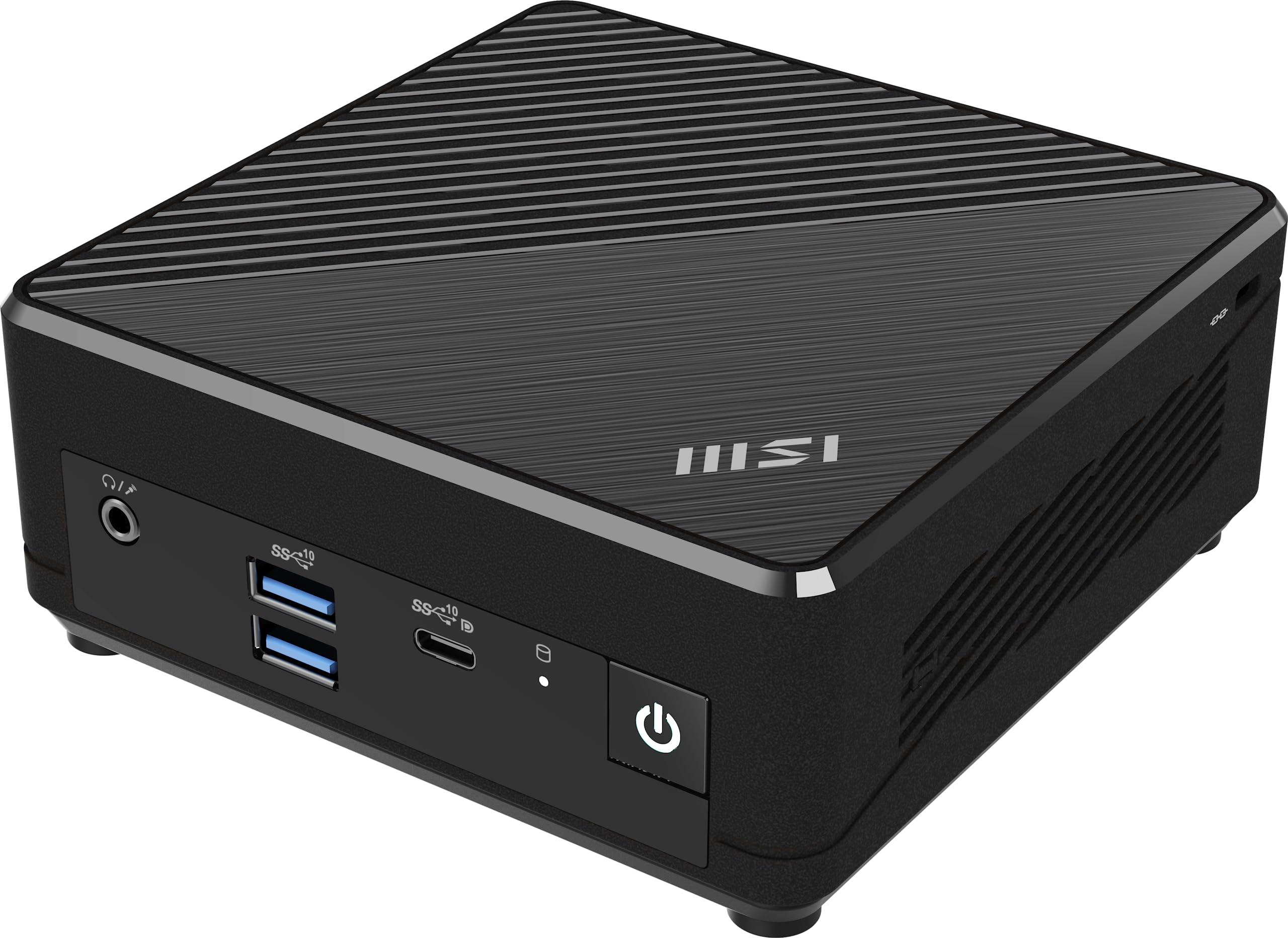 MSI MSI Cubi N ADL Mini PC: Intel Pentium N200, Wi-Fi, Thunderbolt Type-C, Black, Non-OS/Barebone: ADL-019BUS