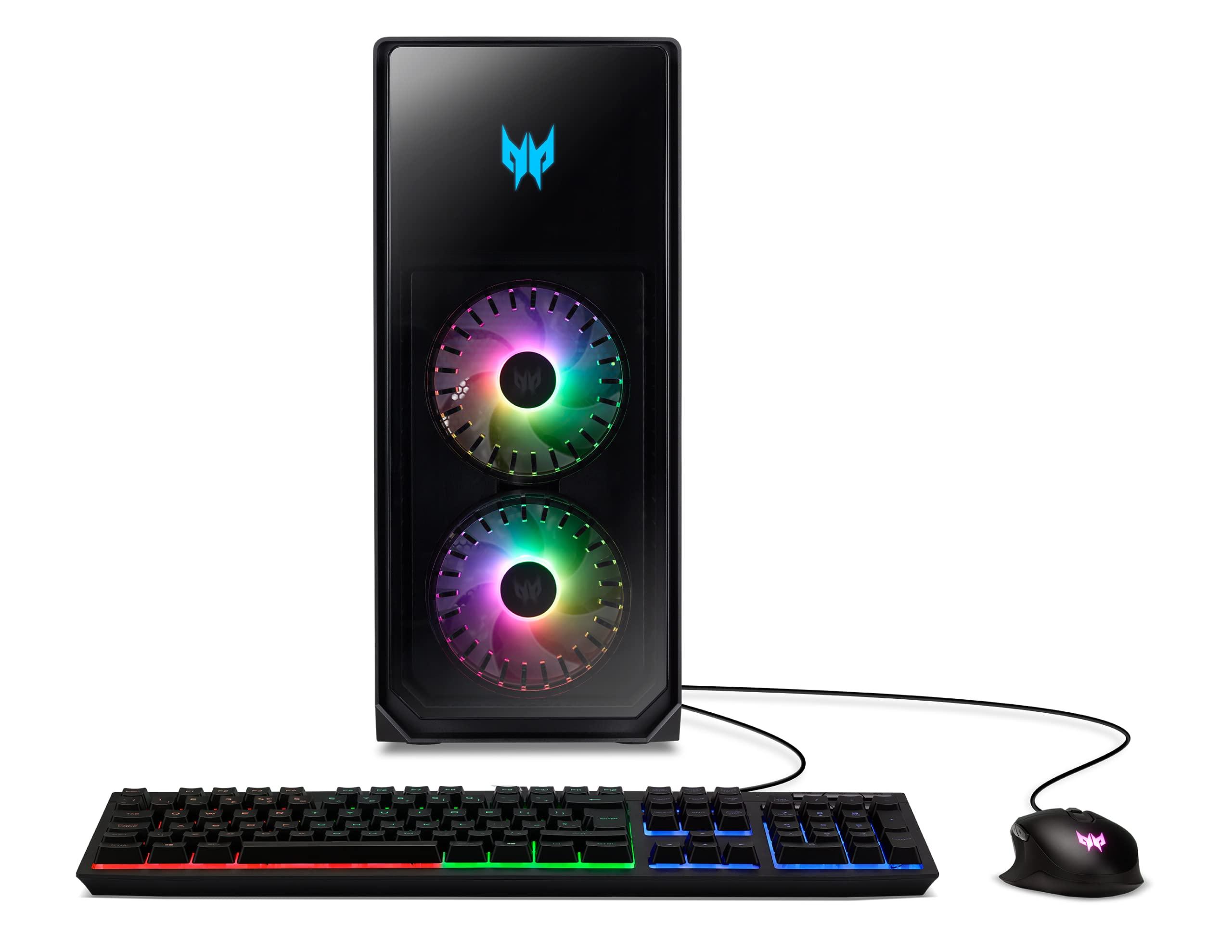 acer Acer Predator Orion 5000 PO5-640-UR11 Gaming Desktop | 12th Gen Intel Core i7-12700F 12-Core | NVIDIA GeForce RTX 3080 | 16GB DDR5 | 1TB PCIe Gen4 SSD | 2TB HDD | Intel Wi-Fi 6E | RGB Keyboard & Mouse