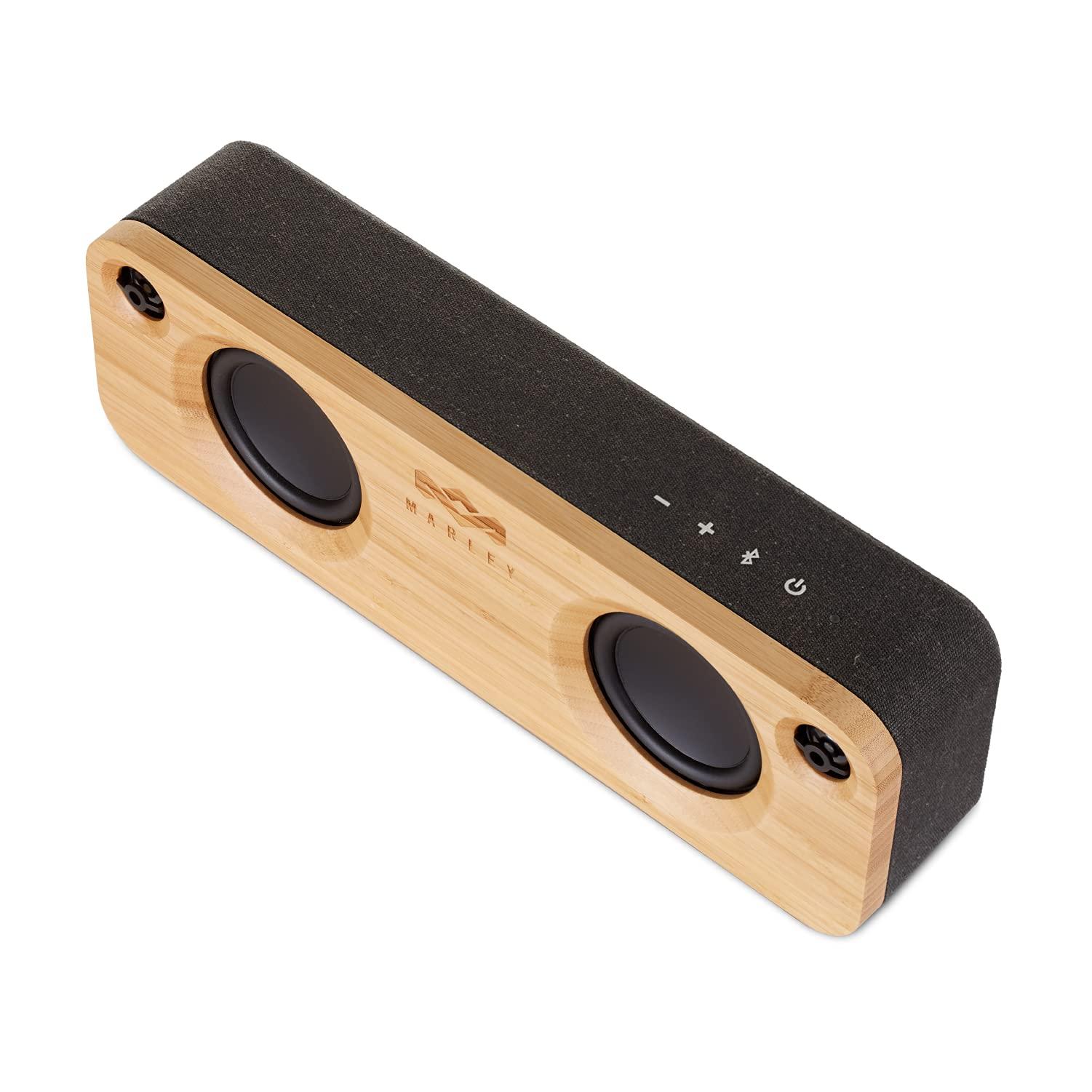 House of Marley House of Marley - Get Together Bluetooth Portable Bluetooth Speaker and Audio System - 3.5 Woofer & 1 Tweeters, 30m Wireless Range, 8 Hour Playtime, Sustainably Crafted, Signature Black