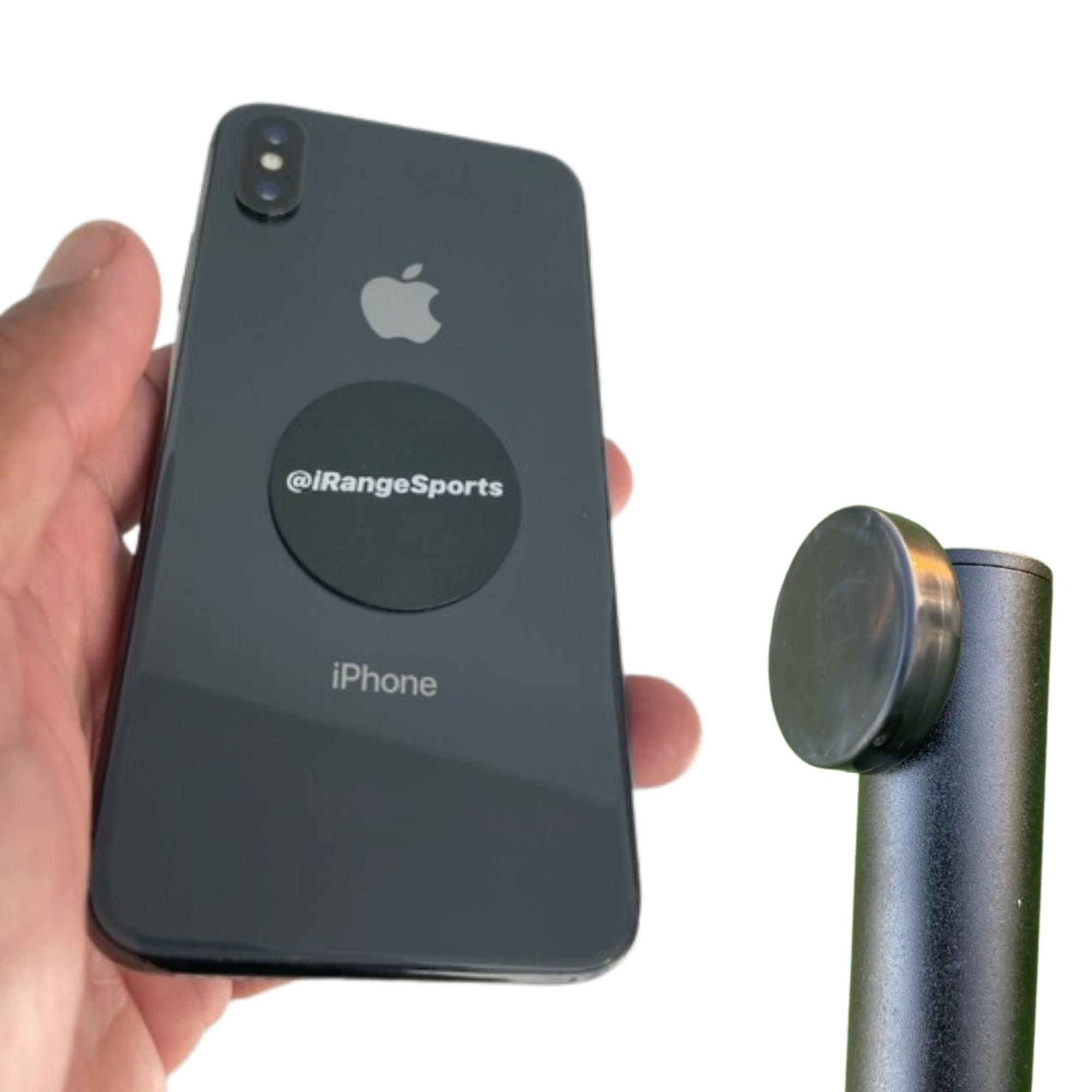 iRangeSports @iRangeSports Stick EXT w/MagSafe Compatible Puck - Lightweight & Portable Phone Stand - Easily Film Steady Video On and Off The Golf Course - 5 Stars