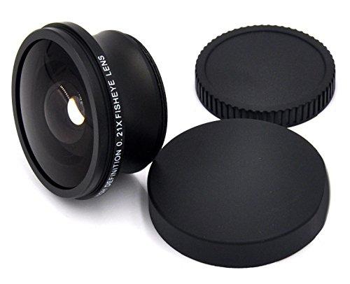 Hila 0.21x High Definition Fish-Eye Lens for Canon PowerShot SX740 HS (Includes Lens Adapter)