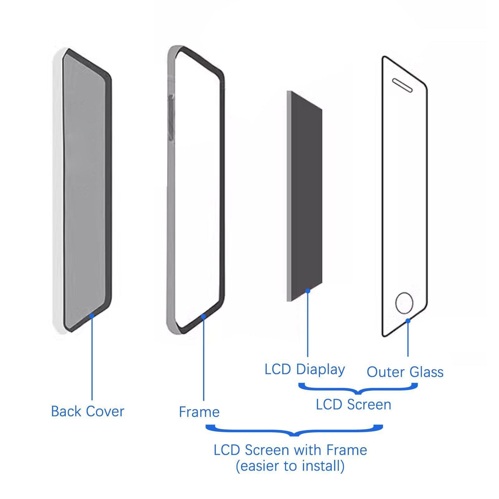 Generic LCD Screen for Hua-wei Media-pad T1 8.0 S8-701U S8-701W S8-701 Replacement LCD Display Touch Digitizer Assembly Black