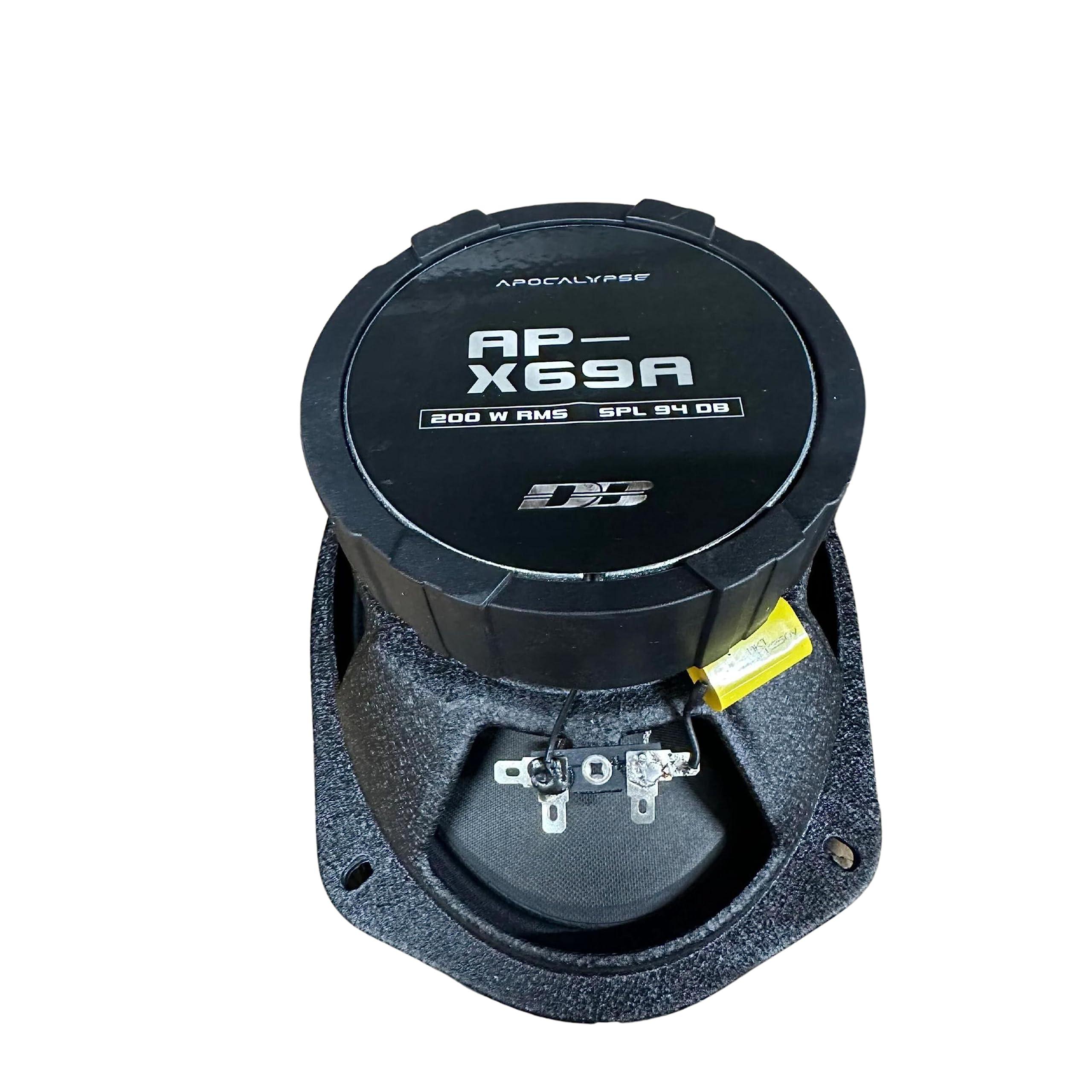 Deaf Bonce Deaf Bonce Apocalypse 6X9 Coaxial 200W RMS 4-Ohm Speakers W/Grills/AP-X69A