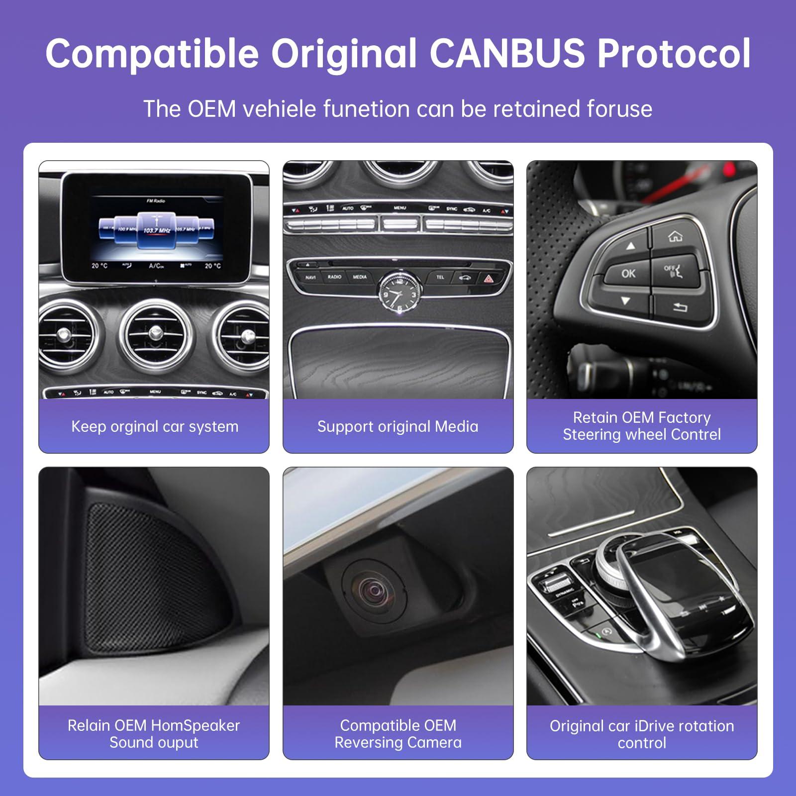 Road Top Road Top Android 13 Car Radio Touchscreen 12.3'' Car Stereo for Mercedes Benz C GLC Class W205 2015-2018 Year with NTG5.0, 8+256 GB, Support Wireless Carplay, Android Auto, Navigation, Camera