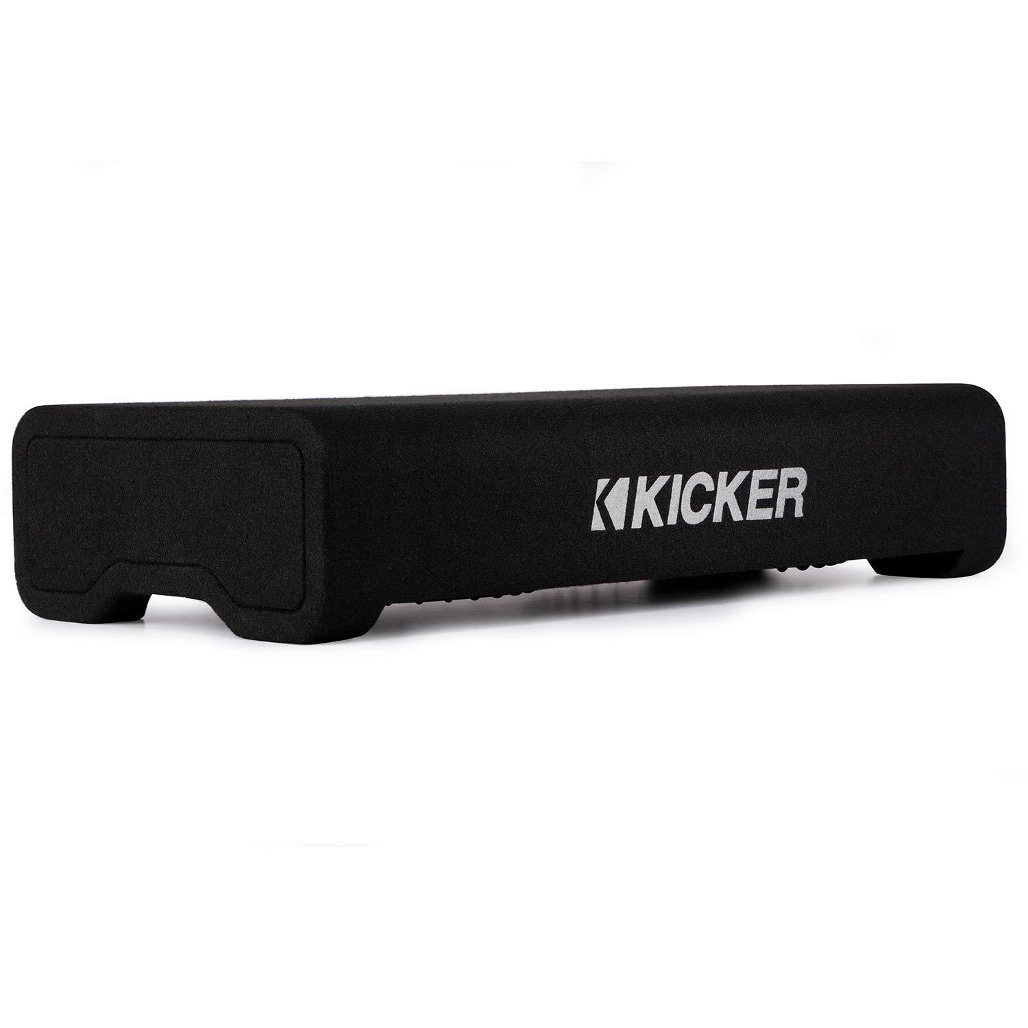 KICKER KICKER TRTP 12-inch (30cm) Thin Down Firing Subwoofer and Passive Radiator Enclosure, 2-Ohm, RoHS Compliant (Renewed)