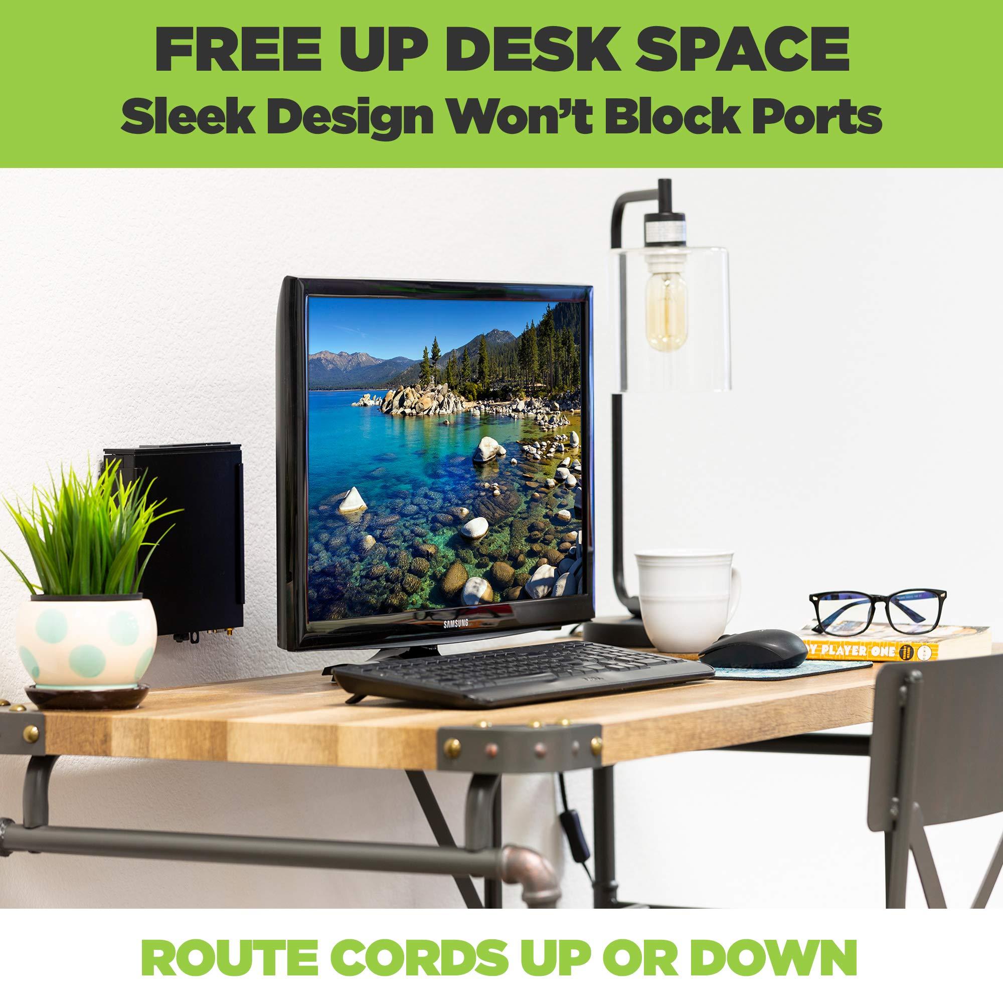 HIDEit Mounts HIDEit Mounts Micro Mount for Dell OptiPlex Micro PC - American Company - Steel VESA Mount for Dell Optiplex - Monitor Mount, Wall or Under Desk Mount