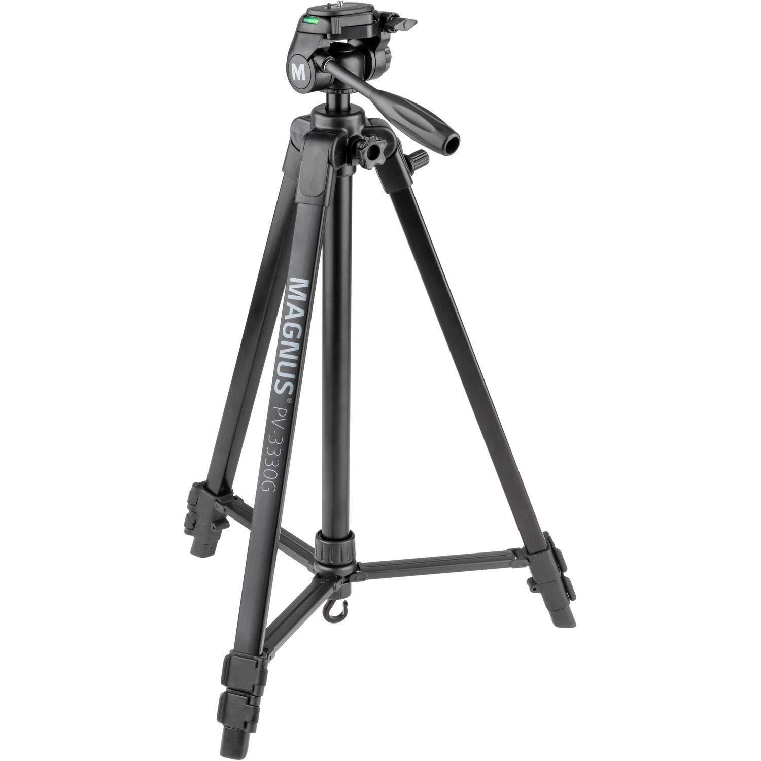 Magnus Magnus PV-3330G Photo/Video Tripod with Geared Center Column