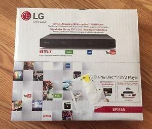 LG LG BPM55 3D-Capable BLU-RAY DISC Player with Streaming Services and WI-FI(Renewed)
