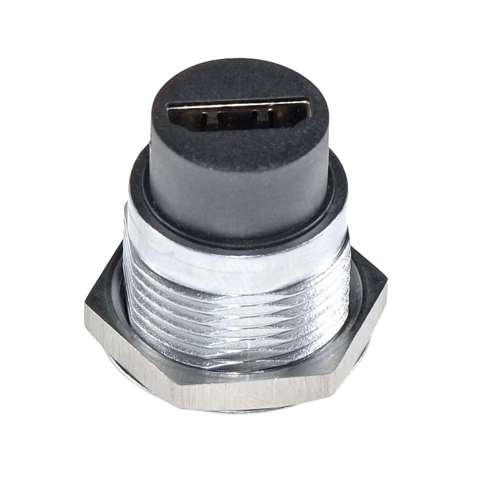 HangTon HangTon 5pack HDMI 2.0 Coupler Panel Socket Weatherproof Connector Bulkhead Feed Through, Circular Inline Cable Female to Female Extension