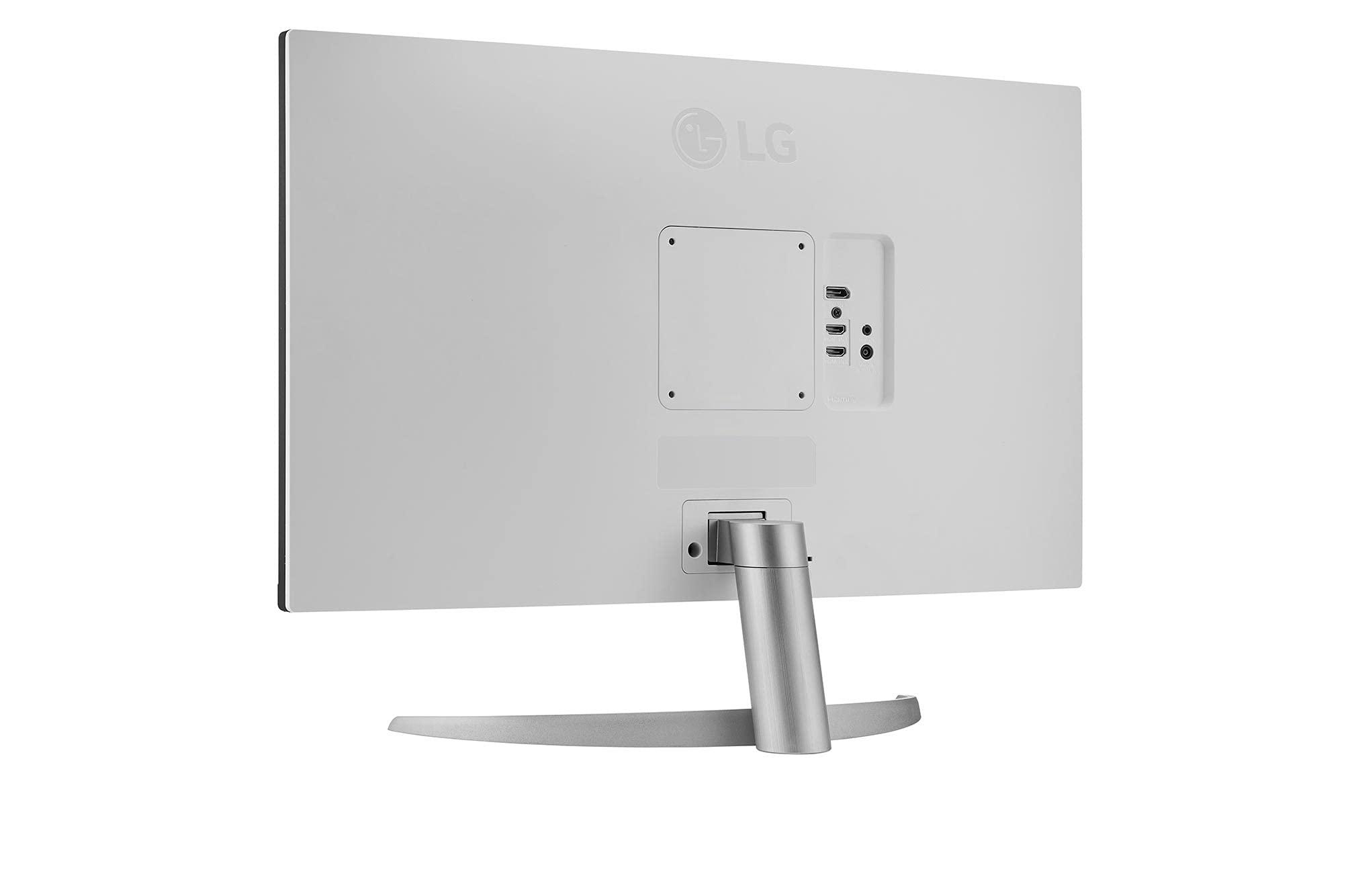 LG LG 27UP600-W 27" 4K UHD IPS Monitor, DCI-P3 95%, 5ms (GTG), HDMI, VESA DisplayHDR 400, AMD FreeSync, Black Stabilizer, OnScreen Control, Reader Mode, White