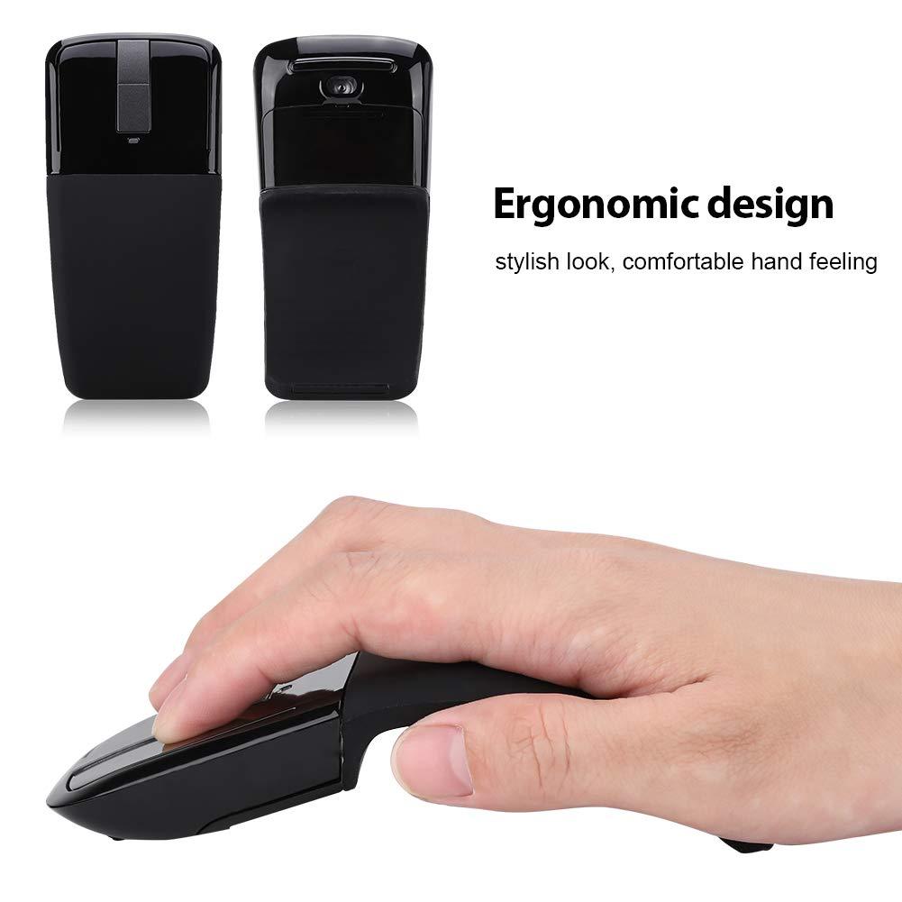 Pomya Arc Mouse - Folding Optical Mouse - Touch Thin Portable Mouse - Ergonomic Design - for Desktop Laptop PC