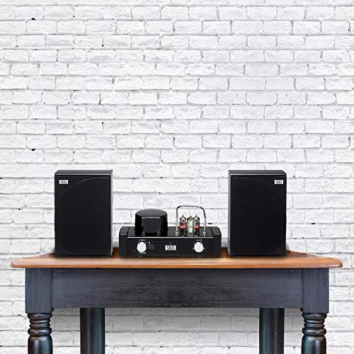 SOLIS SOLIS SO-8000 Stereo Bluetooth Audiophile Vacuum Tube Audio System Amplifier with VU Meter and Aux-in