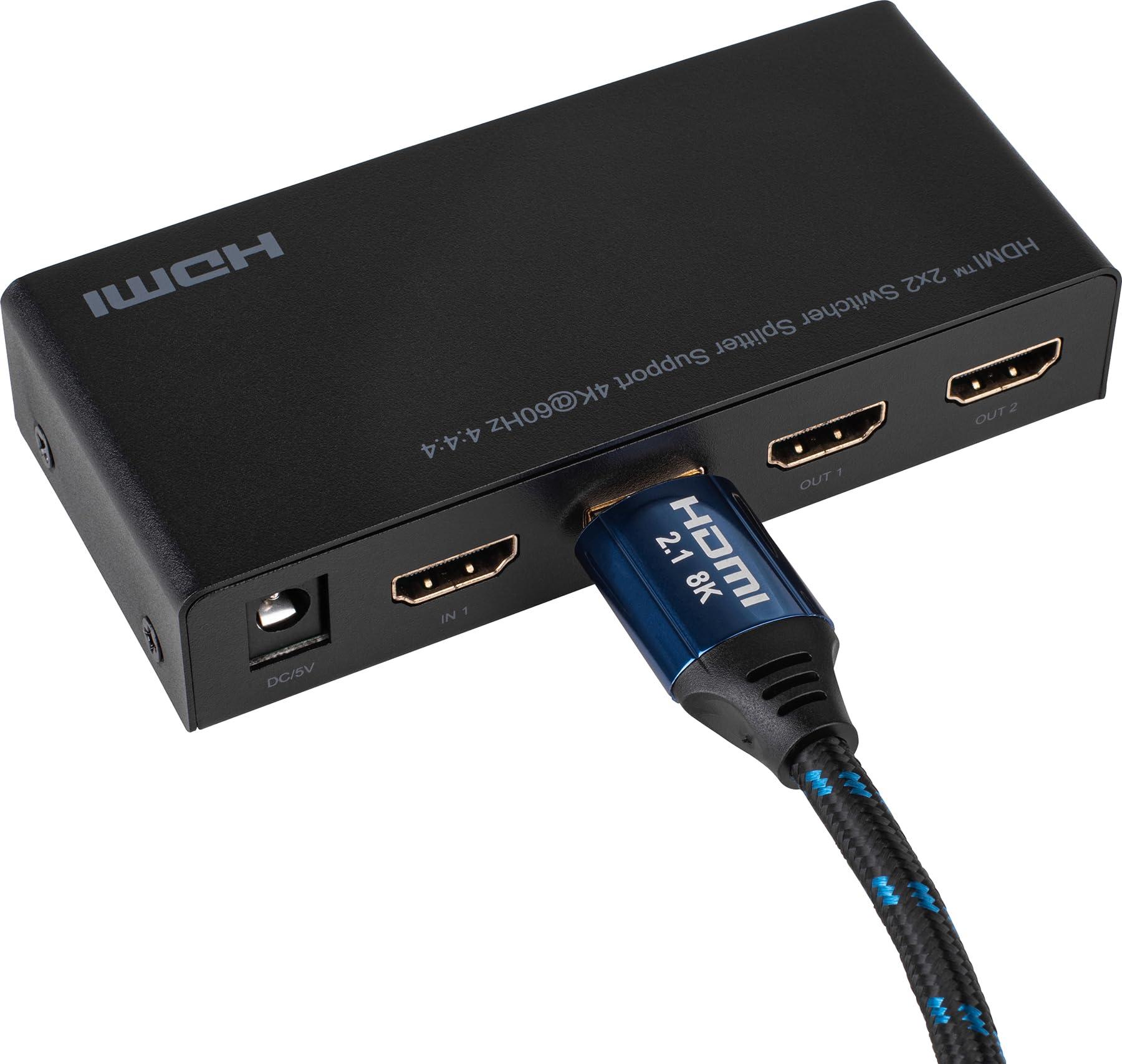 Audtek Electronics Audtek 10 ft. Premium Certified Ultra HD HDMI Cable 8K@60 Hz HDR 48 Gbps