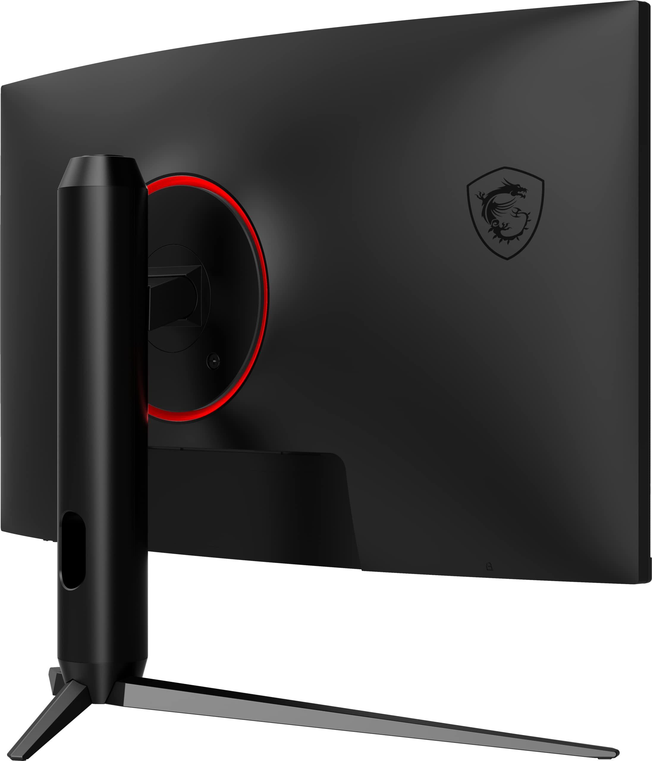 MSI MSI G271CQP E2, 27" Gaming Monitor, 2560 x 1440 (QHD), VA, 170Hz, FreeSync Premium, HDMI, Displayport, Tilt, Swivel, Height Adjustable,Pivot,Black