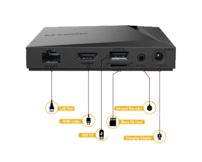 Formuler Formuler Z11 Pro Max 4K Android 11 Dual Band 5G Gigabit LAN 4GB Ram 32GB Storage with Premium IR1 Remote Control | Bonus HDMI Cable | Bonus Formuler Luminous Remote Control