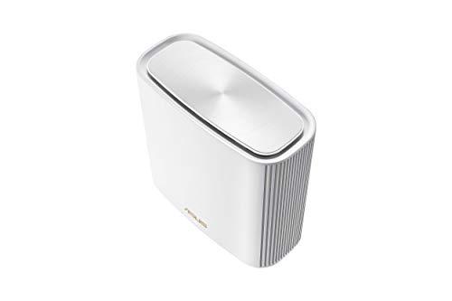 ASUS ASUS ZenWiFi Whole-Home Tri-band Mesh WiFi 6E System (ET8 3PK), Coverage up to 7,500 sq.ft, 6600Mbps, new 6GHz band, AiMesh, Lifetime Free Internet Security, Parental Control, EasySetup, Instant Guard