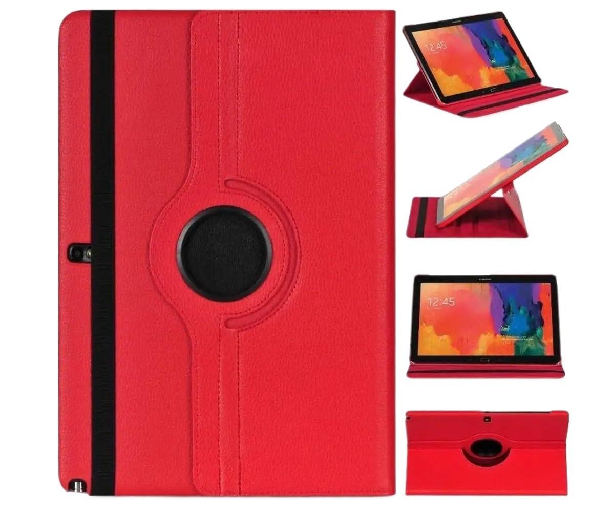 SOENS Suitable for Samsung Galaxy Tab Note Pro 12.2" P900/901/905 SM-P900 T900 Tablet Case 360 Rotating Bracket Flip Stand Cover (Color : Pink, Size : Tab Pro 12.2 SM-P900)