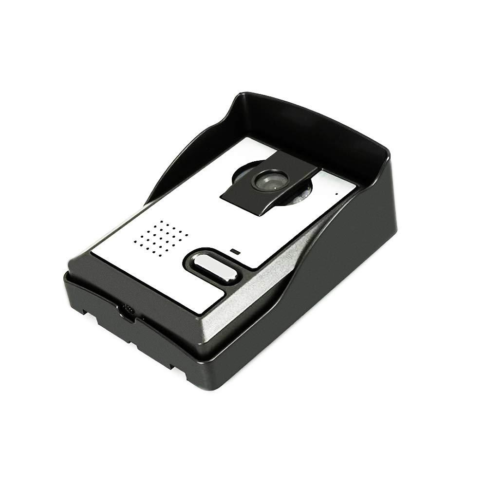 AMOCAM AMOCAM Video Intercom System,7 Inches Monitor Wired Video Door Phone Doorbell Kits, Support Unlock, Monitoring, Dual-Way Intercom, 2 Camera with 3 Monitors