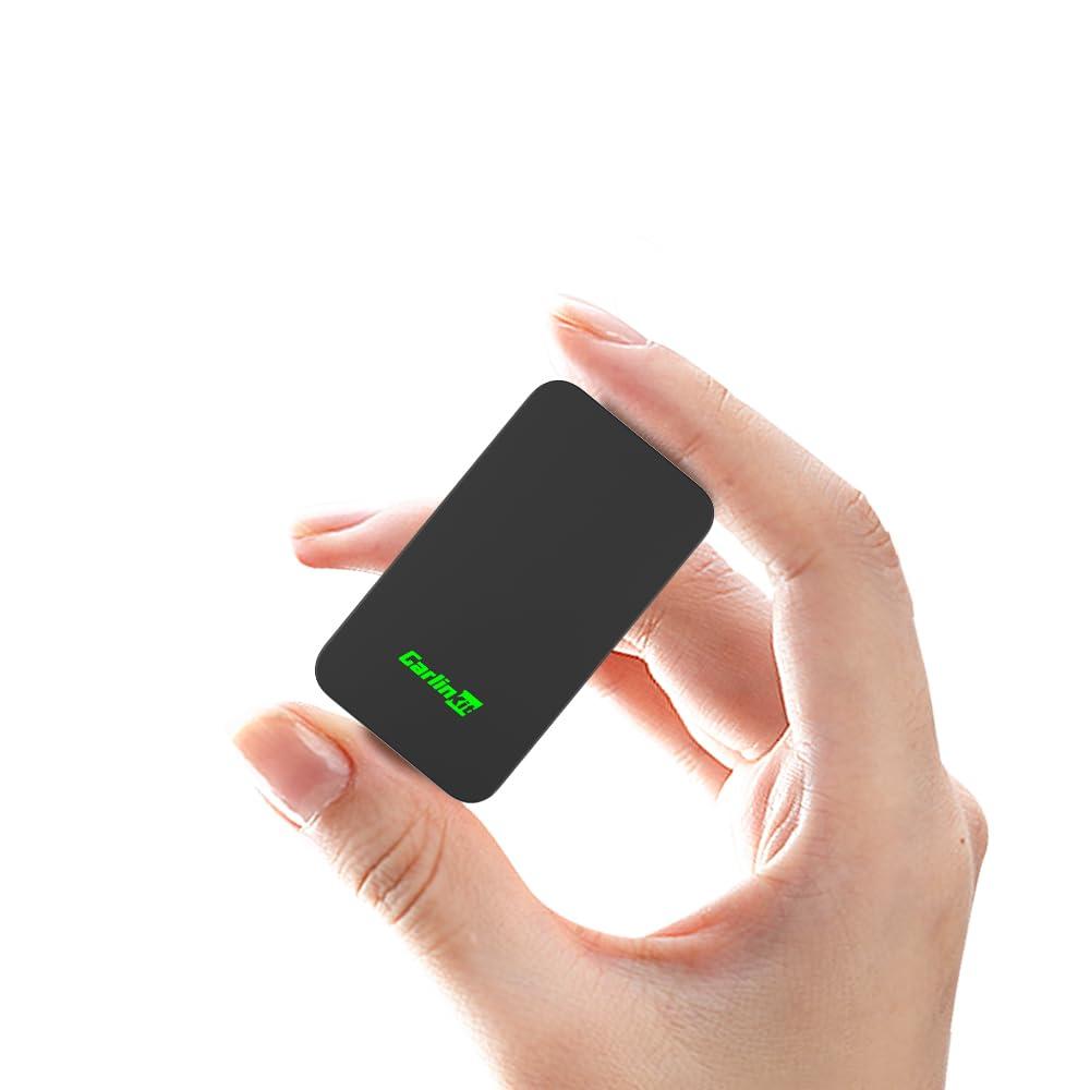 Carlinkit CarlinKit 5.0 Wireless CarPlay Adapter - Wireless Android Auto Car Adapter Adoption Chip 5G WiFi 5.8 GHZ | Stable & Fast Connection | Easy Operate | Small Size | Light Weight | Black(2air)