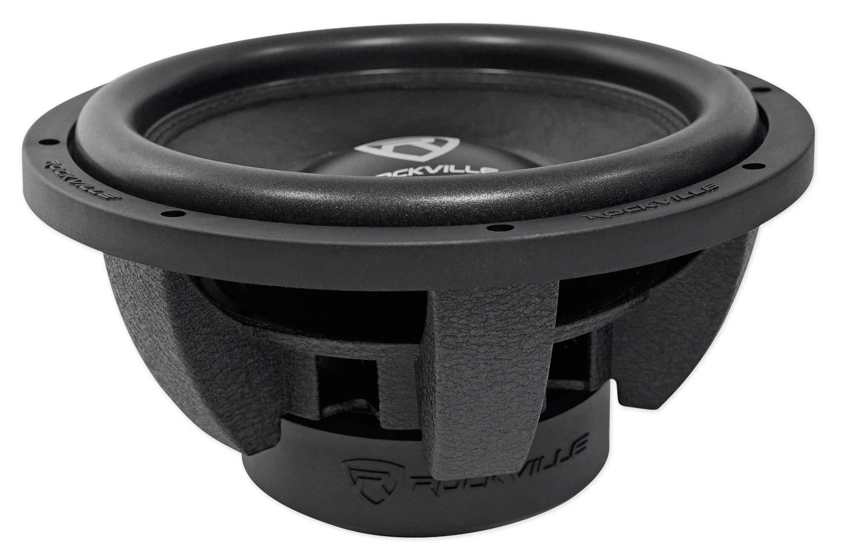 Rockville Rockville (2) W12K6D2 V2 12\" 4800w Car Audio Subwoofers+Sealed Sub Box Enclosure