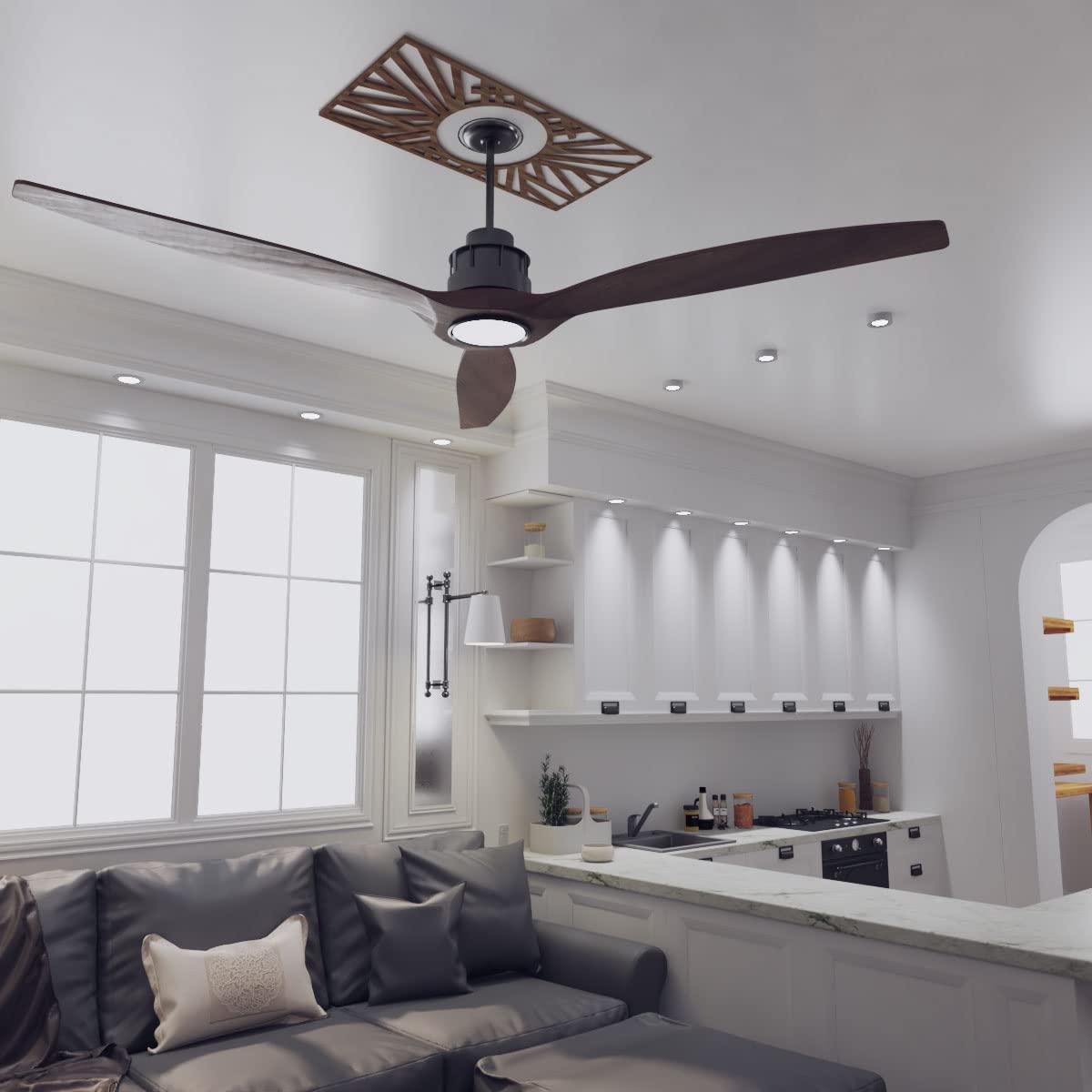 Ekena Millwork Ekena Millwork 40"W x 20"H x 14 3/4"ID x 1/4"T Hoover Wood Fretwork Pierced Ceiling Medallion, Walnut